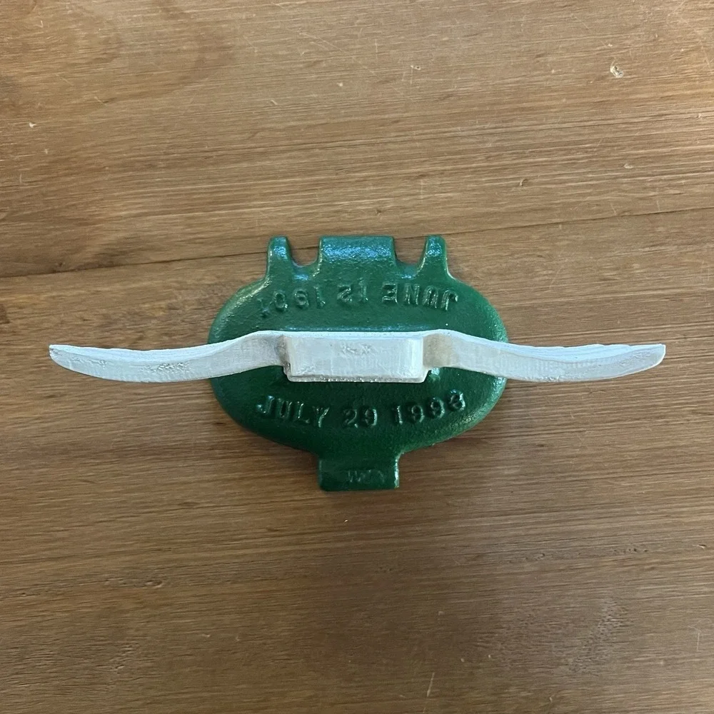 Vintage Hart-Parr Tractor Radiator Cap Cast Iron Winged Hood Ornament Collectors